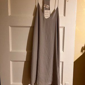 LIght grey lined size Small dress by Embrace